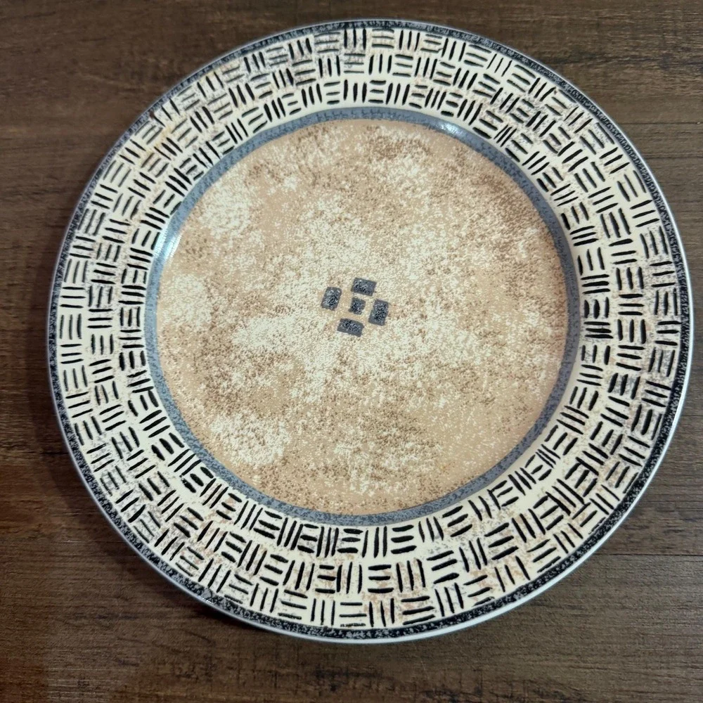 VTG Sakura Terrain Salad Plates Set of 6, Sue Zipkin Oneida 8.25